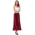Kate Kasin Femmes Retro Vintage Solid Color Summer Pleated Maxi Long Skirt 40 &quot;KK000614-1